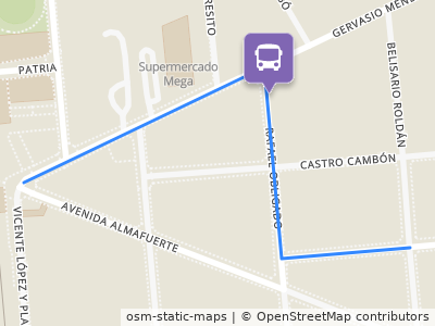Mapa da parada