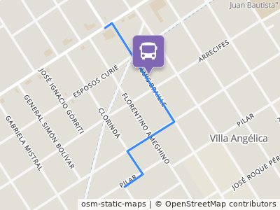 Mapa da parada