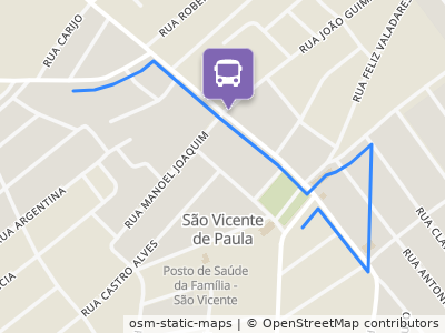 Mapa da parada