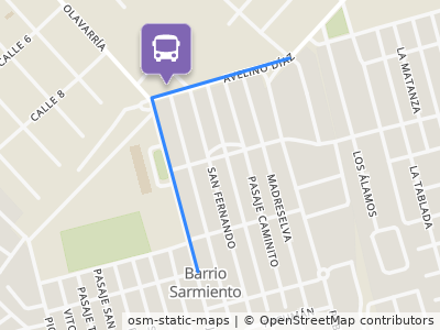 Mapa da parada