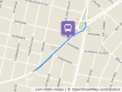Mapa da parada