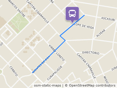 Mapa da parada