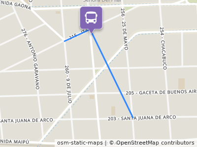 Mapa da parada