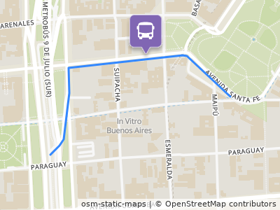 Mapa da parada