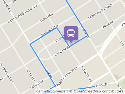 Mapa da parada