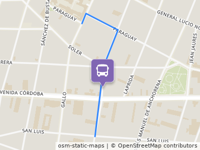 Mapa da parada