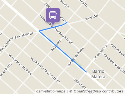 Mapa da parada