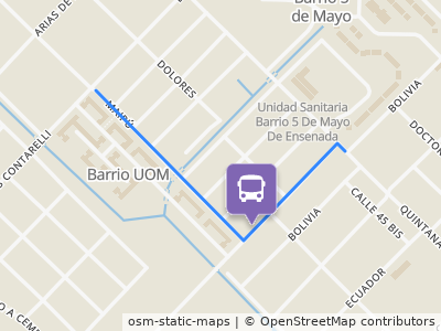 Mapa da parada