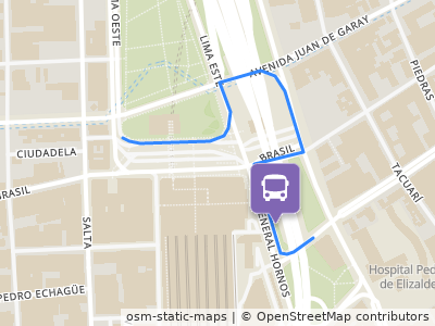 Mapa da parada