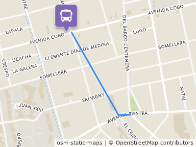 Mapa da parada