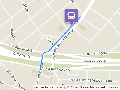Mapa da parada
