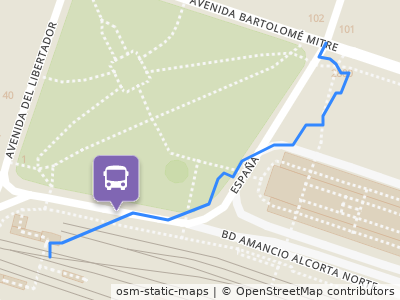 Mapa da parada
