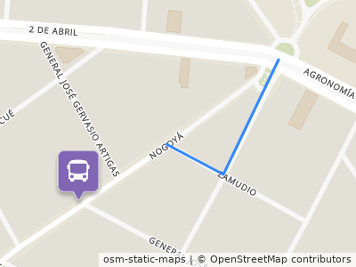 Mapa da parada