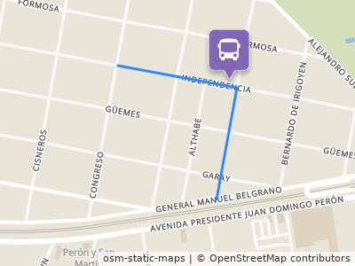 Mapa da parada