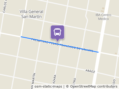 Mapa da parada