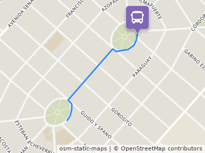 Mapa da parada