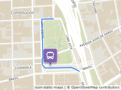 Mapa da parada