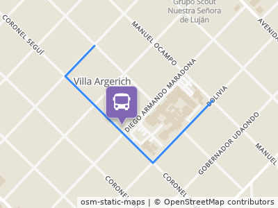 Mapa da parada