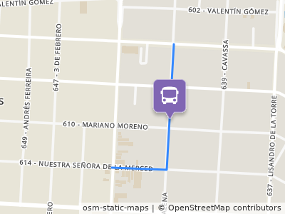 Mapa da parada