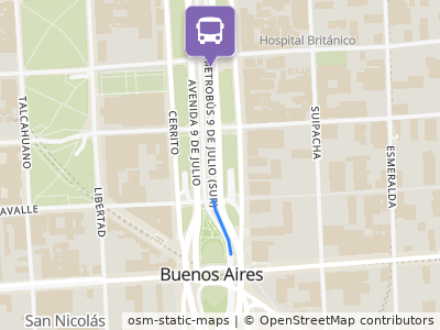 Mapa da parada