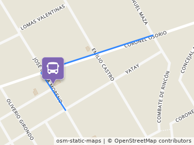 Mapa da parada