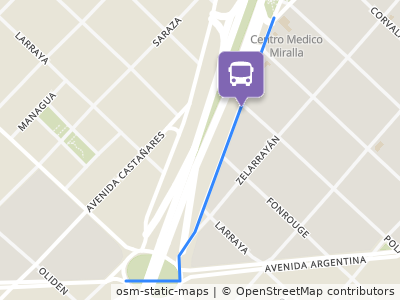 Mapa da parada