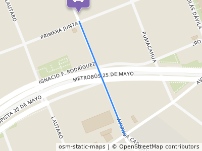 Mapa da parada
