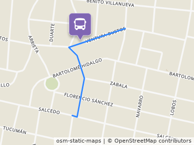 Mapa da parada