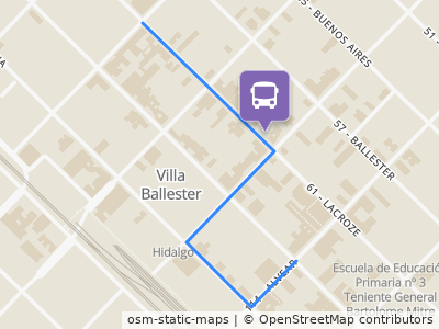 Mapa da parada