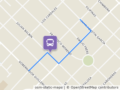 Mapa da parada