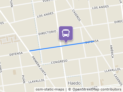 Mapa da parada