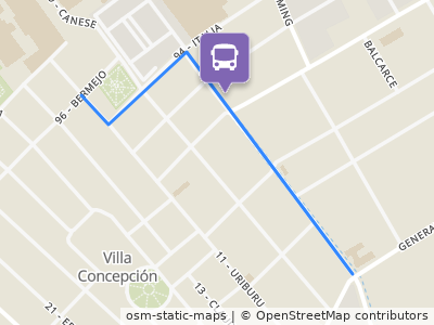 Mapa da parada