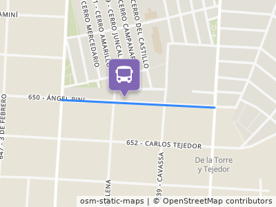 Mapa da parada