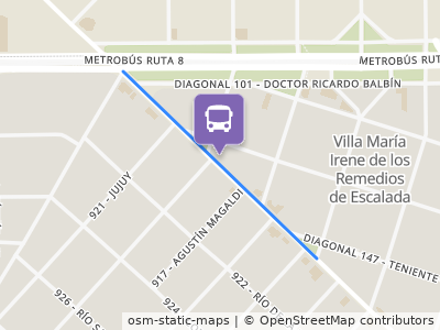 Mapa da parada