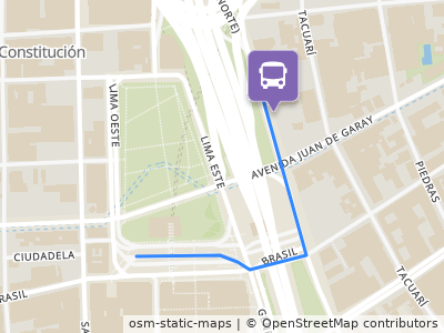 Mapa da parada