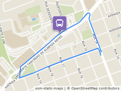 Mapa da parada