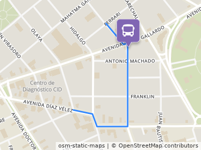 Mapa da parada