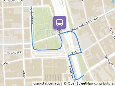 Mapa da parada
