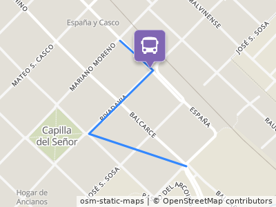 Mapa da parada