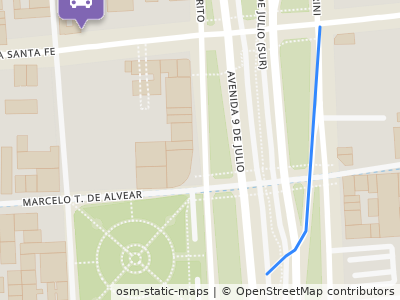 Mapa da parada