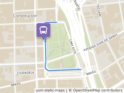 Mapa da parada