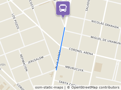 Mapa da parada