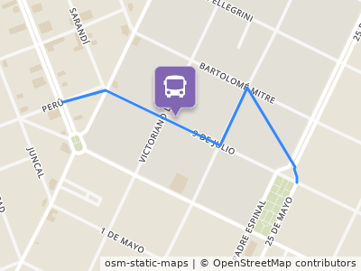 Mapa da parada