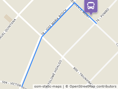 Mapa da parada