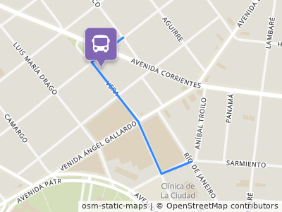 Mapa da parada