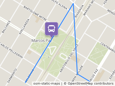 Mapa da parada