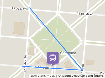 Mapa da parada