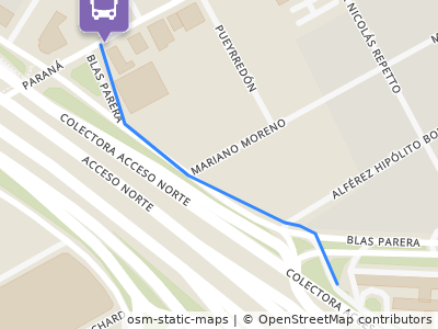 Mapa da parada