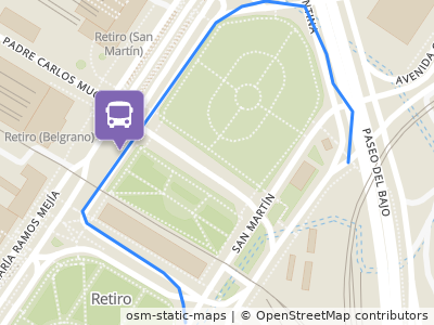 Mapa da parada