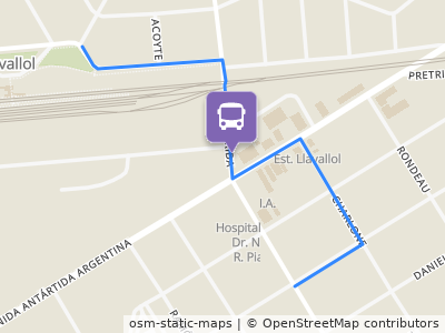 Mapa da parada